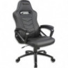 AZGENON Fauteuil gamer Z100 noir, mécanisme basculant, assise 52x51cm, dossier 55x79cm, Poids maxi 120kg