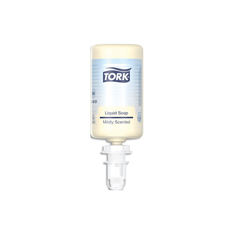 TORK ESSITY Savon doux pour les mains parfumé,hydratant.Mousse riche et crémeuse.Lot 6x1L.Distributeur S4