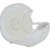 SIGN Dévidoir escargot transparent rechargeable +1 rouleau adhésif transparent 19 mmX33m Dim :67x67x23mm