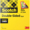 SCOTCH Boîte individuelle de ruban adhésif double-face. Ruban de 19mm x 33mm