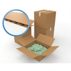 MASTER&#39;IN Caisse américaine simple cannelure 400 mm x 300 mm x 270 mm