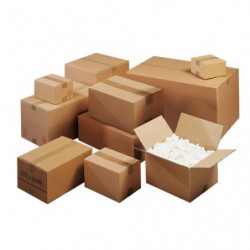 MASTER&#39;IN Caisse américaine simple cannelure 450 mm x 300 mm x 300 mm