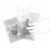 Sacs plastiques à fermeture rapide Transparent 160 mm x 220 mm