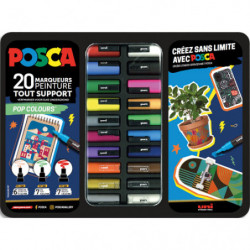 POSCA Mallette POP COLOURS...