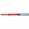UNIBALL Roller encre liquide EYE OCEAN CARE. Pointe métal 0.7mm. Couleur rouge