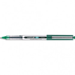 UNIBALL Roller encre liquide EYE. Pointe métal 0.5mm. Couleur vert