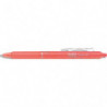 PILOT Stylo rétractable et rechargeable FRIXION CLICKER 0,7mm. Encre effaçable+gomme intégrée.Rose