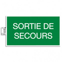 EXACOMPTA Panneau adhésif Issue de Secours 35x20 cm 67004E