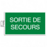 EXACOMPTA Panneau adhésif Issue de Secours 35x20 cm 67004E
