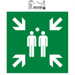 EXACOMPTA Panneau adhésif Point de rassemblement 20x20 cm 67005E