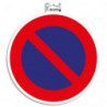 EXACOMPTA Panneau PVC adhésif antidérapant Interdiction de stationner 30 cm 67011E