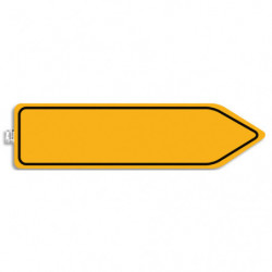 EXACOMPTA Panneau PVC adhésif antidérapant Circulation obligatoire 100 cm 67026E