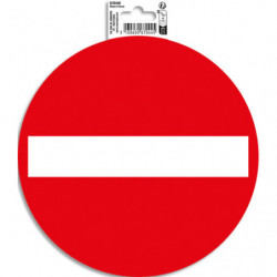 EXACOMPTA Panneau PVC adhésif antidérapant Sens interdit 20 cm 67044E
