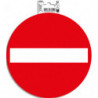 EXACOMPTA Panneau PVC adhésif antidérapant Sens interdit 20 cm 67044E