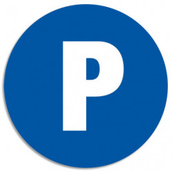 EXACOMPTA Panneau polypropylène non adhésif Parking privé 30 cm 67105E