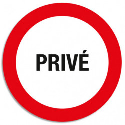 EXACOMPTA Panneau polypropylène non adhésif Privé 20 cm 67106E