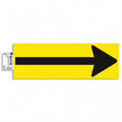 EXACOMPTA Bande de sol PVC adhésive antidérapante fleche 30 x 10 cm 67115E