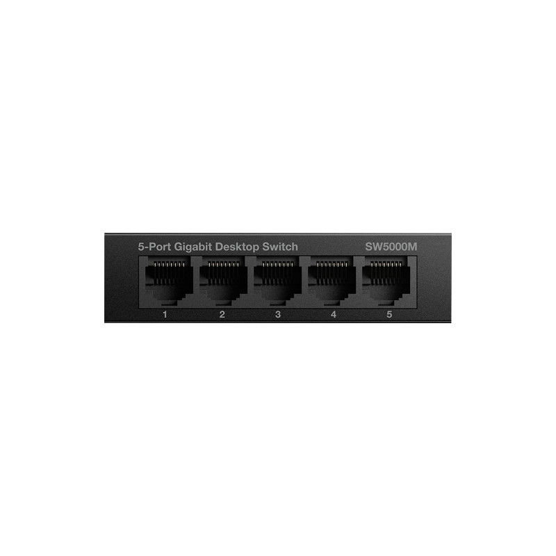 STRONG Switch réseau 5 ports RJ45 gigabits, 15 kbytes jumbo frame, boîtier métal