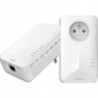 STRONG Pack de 2 Prises CPL 1000 Mbps, Prise filtrée et Port Ethernet, Compatible boxs Internet