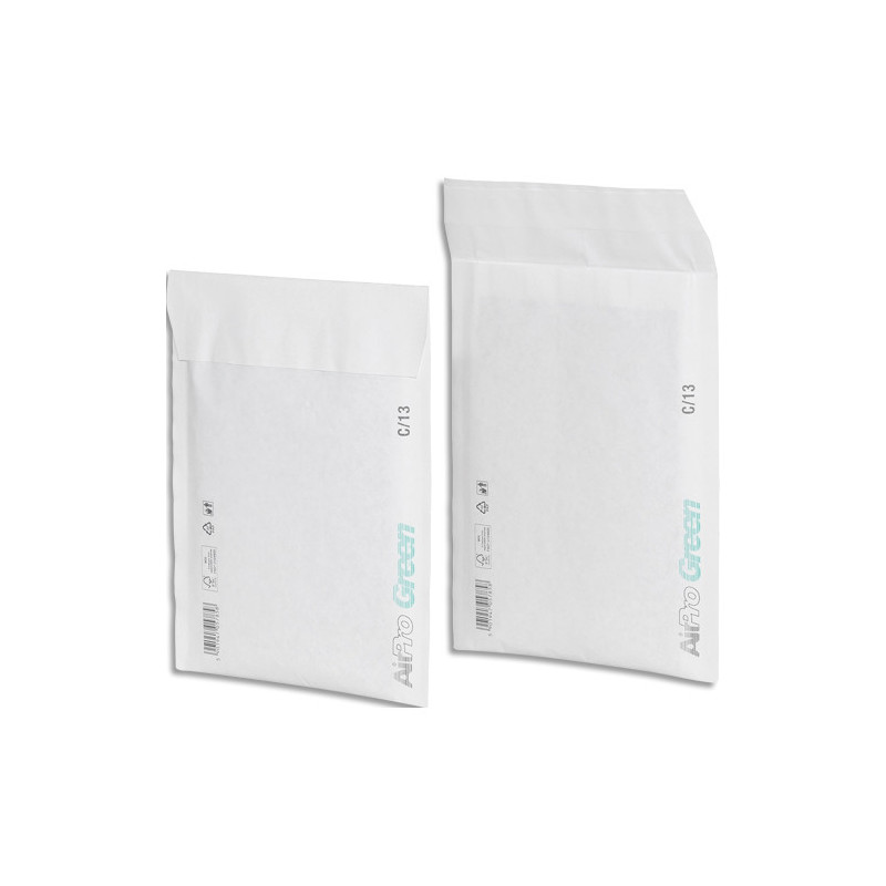 AIR PRO GREEN Paquet de 100 pochettes de protection 100% papier 170X215
