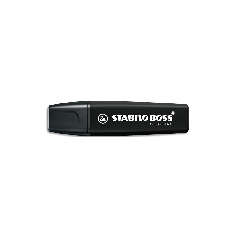 STABILO Surligneur / marqueur Boss Original. Pointe biseautée. Couleur noir