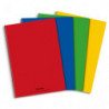 Cahier spirale 21x29,7cm 180 pages petits carreaux 5x5 90g. Couverture polypro assortie