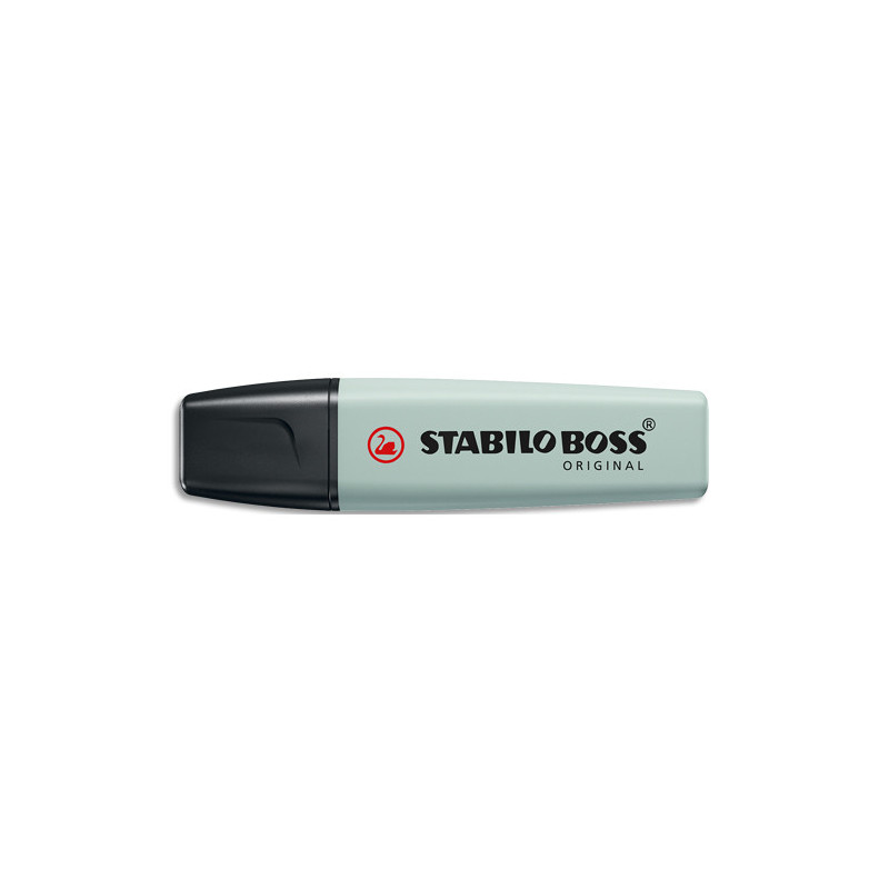 STABILO Surligneur Boss Original Nature. Pointe biseautée. Couleur vert eucalyptus