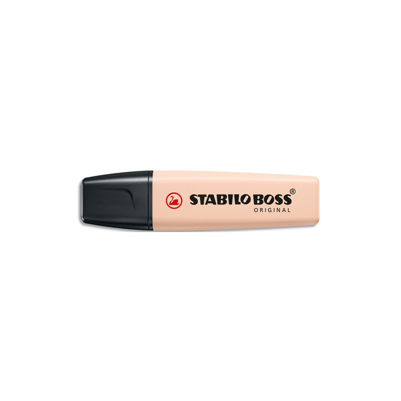 STABILO Surligneur Boss Original Nature. Pointe biseautée. Couleur beige rose