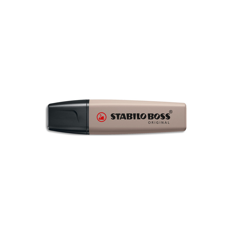STABILO Surligneur Boss Original Nature. Pointe biseautée. Couleur gris taupe