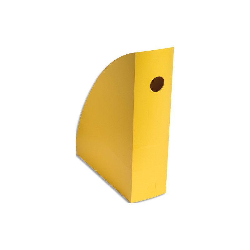 EXACOMPTA Porte-revues Mag-cube Bee Blue en PS. Dimensions (hxp) : 30,5 x 26,6 cm. Dos de 8,2 cm. Safran