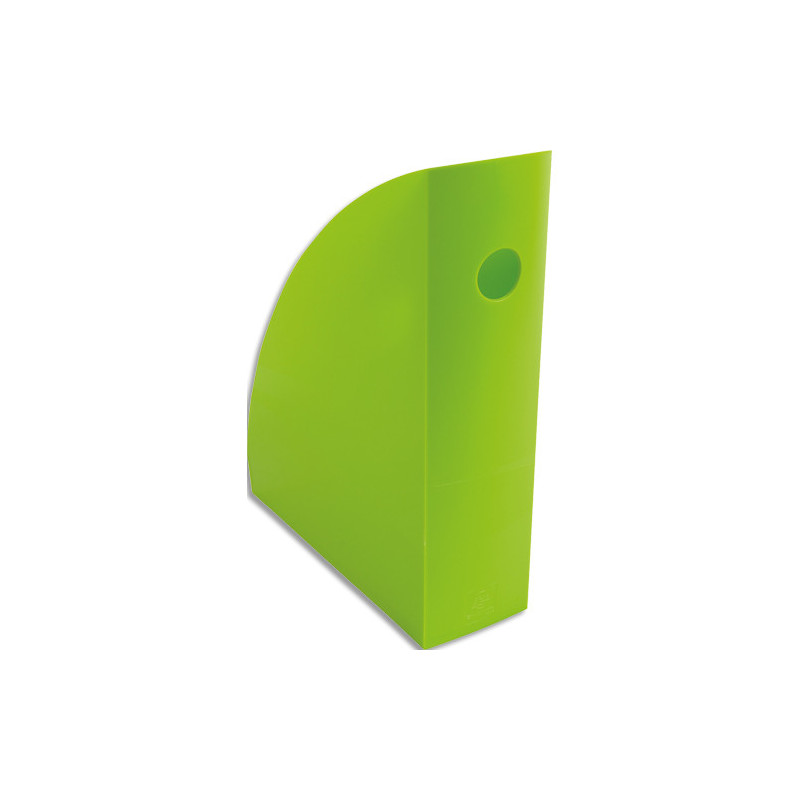 EXACOMPTA Porte-revues Mag-Cube Iderama en PS. Dim (hxp) : 30,5 x 26,6 cm. Dos de 8,2 cm. Vert Anis