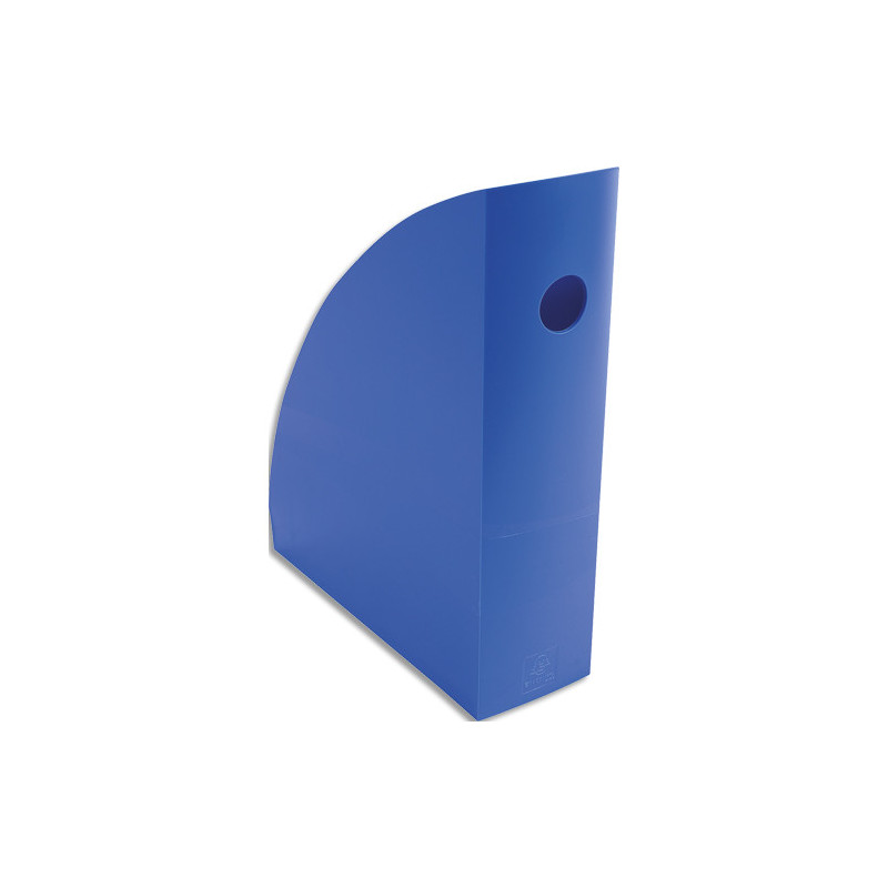 EXACOMPTA Porte-revues Mag-Cube Iderama en PS. Dim (hxp) : 30,5 x 26,6 cm. Dos de 8,2 cm. Bleu Glacé