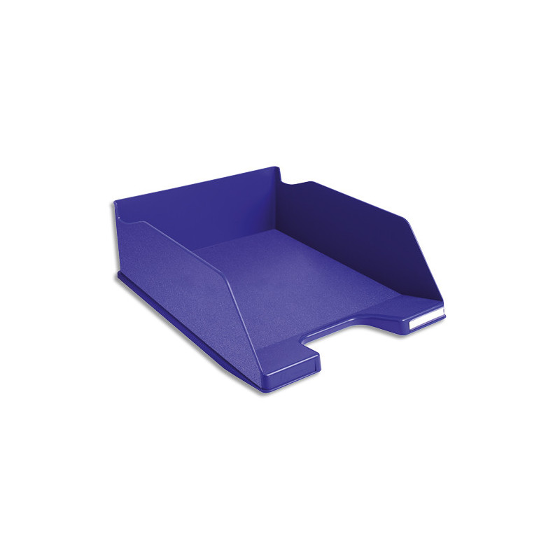 EXACOMPTA Corbeille à courrier Combo Maxi Office. Dim (l x h x p) : 22,5 x 10,3 x 34,7 cm. Bleu Nuit