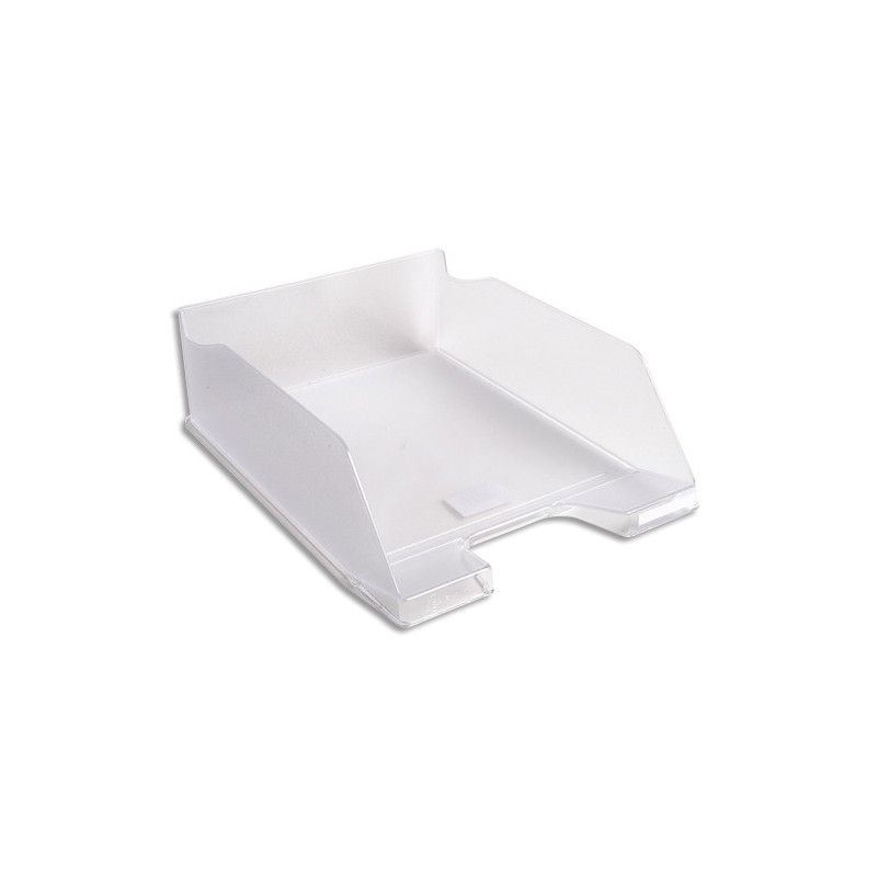 EXACOMPTA Corbeille à courrier Combo Maxi Office. Dim (l x h x p) : 22,5 x 10,3 x 34,7 cm. Cristal