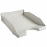 Corbeille à courrier ECO en polystyrène. Dimensions (l x h x p) : 25,5 x 6,5 x 34,5 cm. Gris