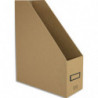 OXFORD Porte-revues SAVANA A4+ en carton recyclé. Dim (hxp) : 26,5x35 cm. Dos 6 cm. Kraft