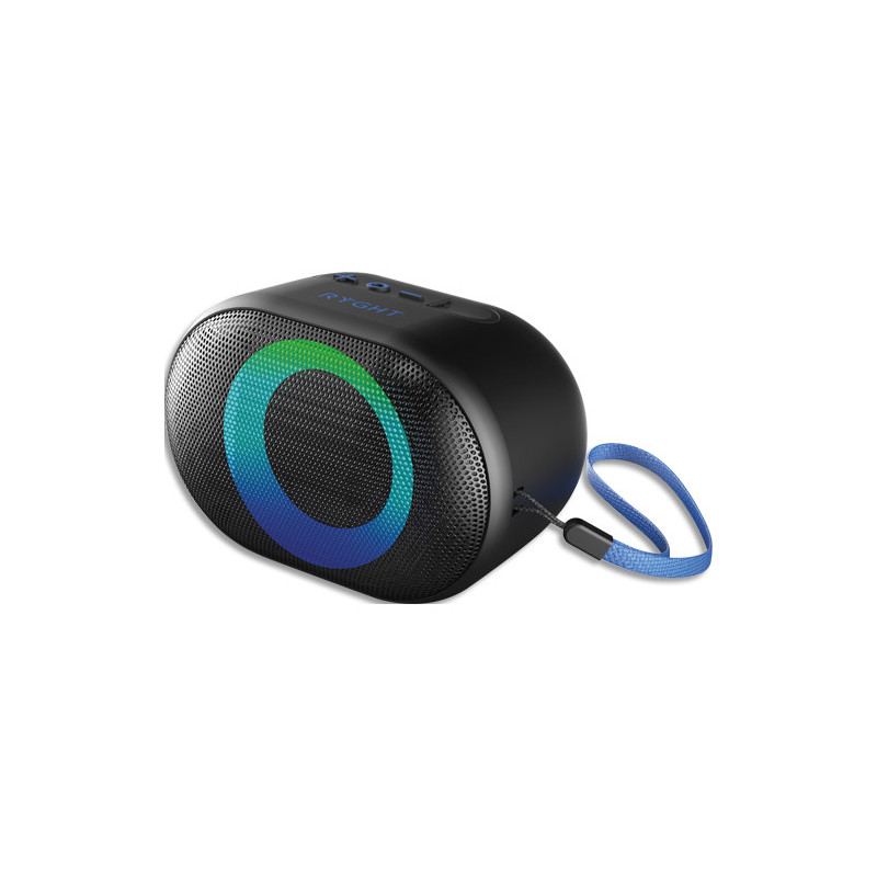 RYGHT Enceinte sans fil TOOGO S à Led - Noir