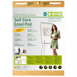 BI-OFFICE 2x30 feuilles de papiers pour Chevalet 635x762 mm auto-Adhésives et Repositionnables FL1217507
