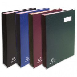 EXACOMPTA Parapheur DIRECTION 24 compartiments couverture plastifiée PVC. Format 24x32cm.Coloris Assortis