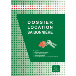 EXACOMPTA Dossier location saisonnière (non soumise à la loi du 6 juillet 1989) 48E