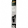 FELLOWES Boîte de 25 anneaux reliures plastique, 6mm, noir - capacité 2 à 20 pages