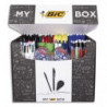 BIC MyBICBox - 124 Produits - 75 Stylos,24 Porte-Mines,8 Correcteurs,7 Marqueurs,8 Surligneurs, 2 Colles