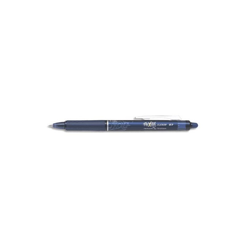 PILOT Stylo Roller FriXion Clicker rétractable, pointe moyenne Bleu nuit