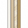 CLAIREFONTAINE Papier Cadeaux 60g 5x0,70m Motifs : Coeurs, feuilles bandes, pois blanc et or