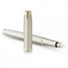 PARKER Stylo plume IM Monochrome champagne, Plume moyenne avec recharge d'encre bleue, Étui cadeau