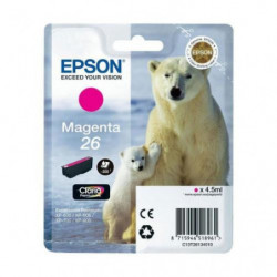 EPSON Cartouche jet d'encre N&deg;26 - Ours polaire - T2613 - Magenta C13T26134012
