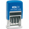 COLOP Mini dateur S120 sans plaque. Encrage automatique. Hauteur de l&#39;empreinte : 4 mm. Encre noir