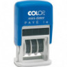 COLOP Dateur formule bicolore PAYE LE - Printer Mini S 160 L4 à encrage auto. Hauteur caractères 4mm