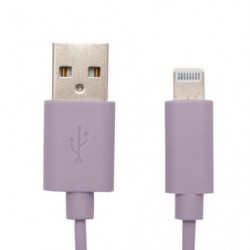 APM C&acirc;ble Lightning MFI violet 1m 600401