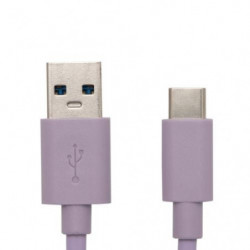 APM C&acirc;ble USB Type-C violet 1m 600404